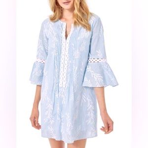 Lilly Pulitzer Zanzibar Blue Hollie Tunic Dress Size XL